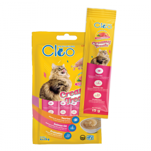 Makanan Kucing Cleo Creamy Treats Tuna with Salmon