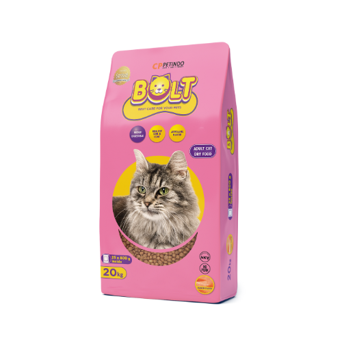 Makanan Kucing Bolt Salmon Cat Food Kibble Bulat