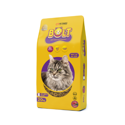 Makanan Kucing Bolt Tuna Cat Food Kibble Donat